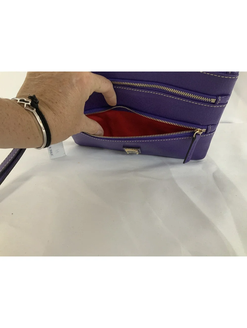 DOONEY AND BOURKE TRIPLE ZIP WRISTLET